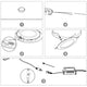 TheLAShop 3W Canless Recessed Light 2.7in 240lm LED Ceiling Light Image