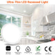 TheLAShop 18W Canless Recessed Light 9in 960lm LED Ceiling Light Image