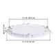 TheLAShop 18W Canless Recessed Light 9in 960lm LED Ceiling Light Image