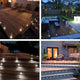 TheLAShop 10 Pack LED Deck Lighting Fixture w/ Transformer Image