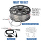 TheLAShop Plug-in Integrated LED Rope Light RGB, 120V, 1/2"(13mm) Image
