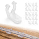TheLAShop 1/2" Outdoor Christmas Light Wall Mounting Clips 50pcs Image