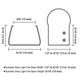 TheLAShop Clear Plastic U-Channel/Clips for 1/2"(13mm) Rope Lights Image
