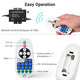 TheLAShop 120V IP65 Neon Rope Light RF Remote 2-Wire 2700K White Image
