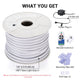 TheLAShop 150ft Outdoor Neon Rope Light RF Remote & Controller AC110V