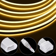 TheLAShop 100ft Waterproof Flexible LED Neon Light RF Remote Warm White