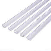 TheLAShop 3ft Clear Plastic U-Channels (9/16") Mounting 5ct/pk Image