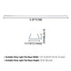 TheLAShop 3ft Clear Plastic U-Channels (9/16") Mounting 5ct. (2700K Neon) Image