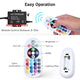 TheLAShop 120V Hardwire RGBW LED Neon Rope Light App & RF Remote 100ft Image