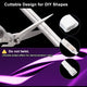 TheLAShop 120V IP65 Neon Rope Light App & RF Remote Color Changing 4-Wire RGBW Image
