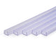 TheLAShop 3ft Clear Plastic U-Channels (11/16") Mounting 5ct. 18x8mm Image