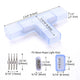 TheLAShop 4-Wire Splice Connector Set(10) for RGBW Neon Rope Light 18x8mm Image