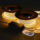 TheLAShop 120V IP65 Neon Rope Light RF Remote 2-Wire 2700K White, 300ft Kit Image