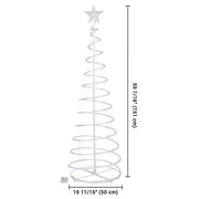 TheLAShop 5ft LED Lighted Spiral Christmas Tree Battery Operated Image