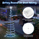 TheLAShop 5ft LED Lighted Spiral Christmas Tree Battery Operated Image