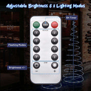 TheLAShop 5ft LED Lighted Spiral Christmas Tree Battery Operated Image