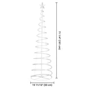 TheLAShop 6ft LED Spiral Christmas Tree USB Powered Image