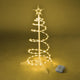 TheLAShop Small Pre-lit Spiral Christmas Tree 2ft Battery Operated, Warm White Image
