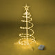 TheLAShop Small Pre-lit Spiral Christmas Tree 2ft Battery Operated, Warm White Image
