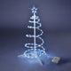 TheLAShop Small Pre-lit Spiral Christmas Tree 2ft Battery Operated, Cool White Image