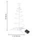 TheLAShop Small Pre-lit Spiral Christmas Tree 2ft Battery Operated Image