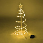 TheLAShop Small Pre-lit Spiral Christmas Tree 2ft Battery Operated, Warm White Image