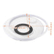 TheLAShop LED Flush Circle Ceiling Light with Remote Image