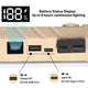 TheLAShop 33" x 79" Retractable Roll Up Banner Stand with LED Light Image