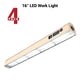 TheLAShop Magnetic LED Light Bar Rechargeable Hanging Work Light, 16in 4ct/pk Image