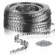 TheLAShop 328ft Dual-Axis Bendable SS Mounting Channel for 8x11mm RGBW Neon Image