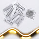 TheLAShop Aluminum Channel for LED Lights - 6x10mm Inner Groove Image