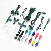 TheLAShop Outdoor String Lights Sample - C9, 5mm Wide Angle LED Lights Image