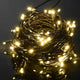 TheLAShop 200ft Outdoor String Light for Porch, Tree Trunk Wrap 4x50ft 110V, Brown Wire Image