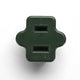 TheLAShop Christmas Light Vampire Plug 18AWG SPT-1 (Male, Female Plug, End Cap) Image