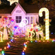 TheLAShop 100ft C9 Christmas Light Stringer for Pathway with Stakes Plugs Image