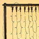 TheLAShop 40x10ft Commercial Grade Vertical String Curtain Lights 120V Image
