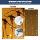 TheLAShop 40x10ft Commercial Grade Vertical String Curtain Lights 120V Image