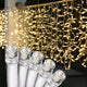 TheLAShop LED Icicle Lights Outdoor 120V - 9000 5MM LEDs, 29.5ft, 10Strands Image