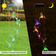 TheLAShop Solar Powered Hummingbird Wind Chime Image