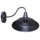 TheLAShop 1-Light 10" Industrial Wall Sconce Wall Light Fixture Color Opt, Black Image