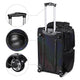 TheLAShop 28" Rolling Duffle Dance Bag with Garment Rack Travel Case Image