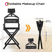 TheLAShop 28" Artist Makeup Chair Tall Directors Chair w or w/o Headrest Image
