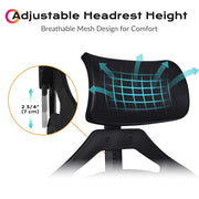 TheLAShop 28" Artist Makeup Chair Tall Directors Chair w or w/o Headrest Image