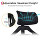 TheLAShop 28" Artist Makeup Chair Tall Directors Chair w or w/o Headrest Image