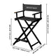 TheLAShop 28" Artist Makeup Chair Tall Directors Chair w or w/o Headrest Image
