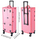 TheLAShop Pro Artist Rolling Makeup Case w/ Tact Switch Lights & Mirror Image