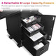 TheLAShop Nail Salon Pedicure Rolling Case Mobile Cart with Stool Drawers Image