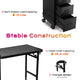 TheLAShop Makeup Station Detachable Nail Tech Table with Slide Drawers Image