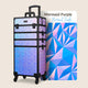 TheLAShop Rolling Makeup Case Set(3) - Mermaid, Rococo, CoyoteButtes, ForgetMeNot, Art Deco Image