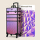 TheLAShop Rolling Makeup Case Set(3) - Mermaid, Rococo, CoyoteButtes, ForgetMeNot, Art Deco Image